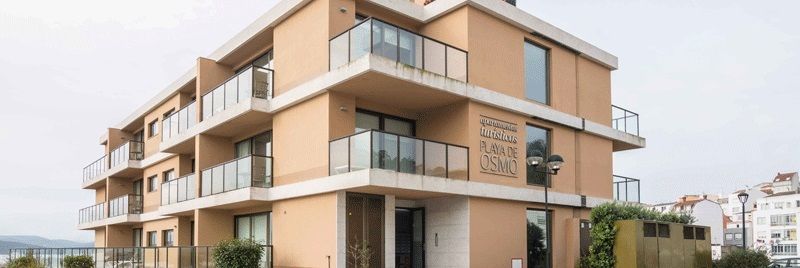 Apartamentos Turisticos Playa De Osmo Corme Bagian luar foto